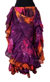 Lurex Marble Tye Dyed Batik skirt Indigo