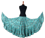 Digital print Skirt Peacock Eye
