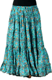 Digital print Skirt Peacock Eye
