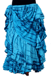 tiger stripe skirt turqouise/blue 2020